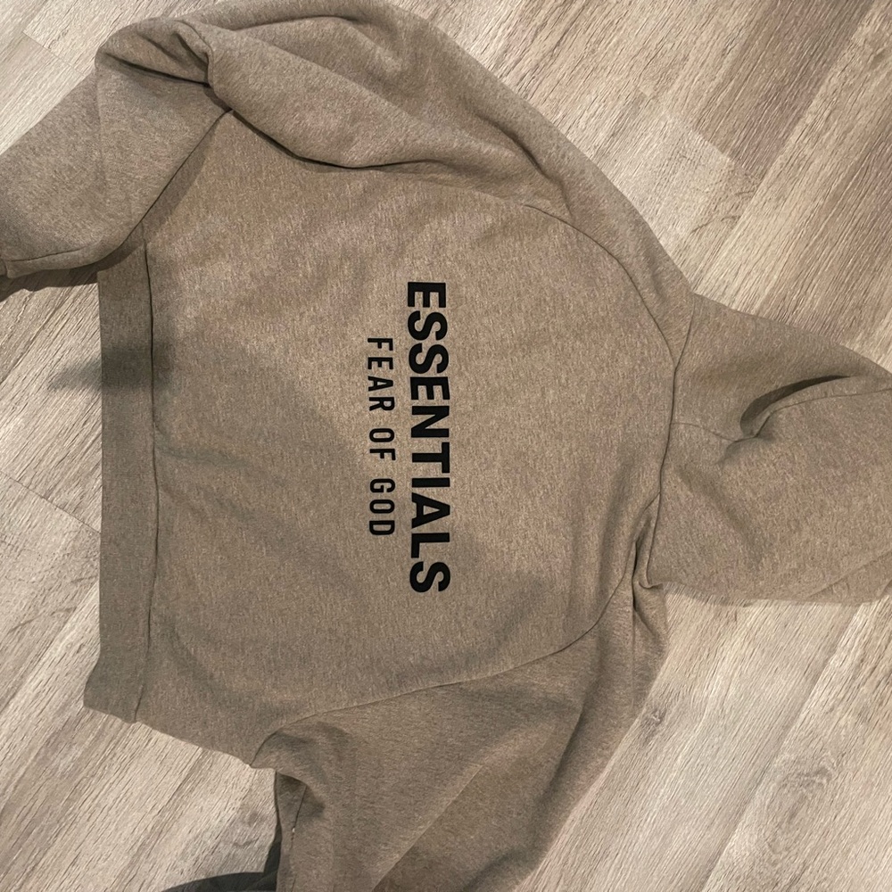 Essentials Taupe Hoodie - Picture 2 of 6